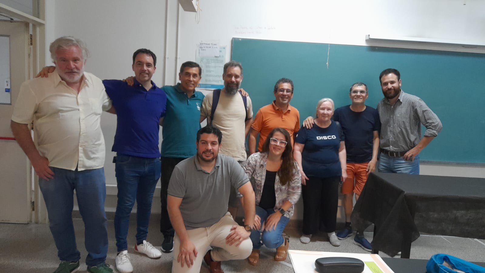 Mariano Poisson con los integrantes de EnDiAs